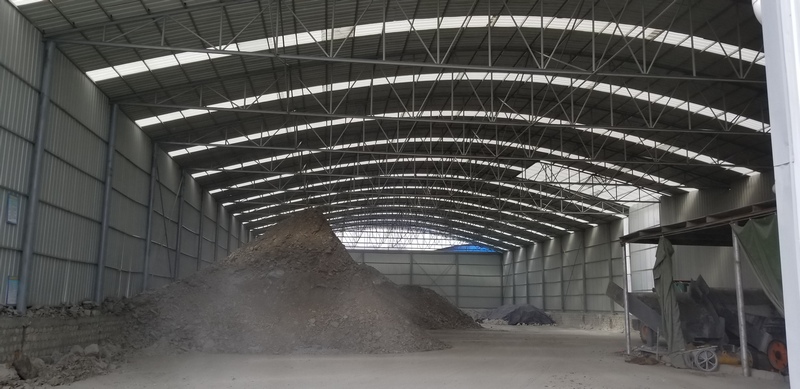 石頭原料儲(chǔ)存車(chē)間